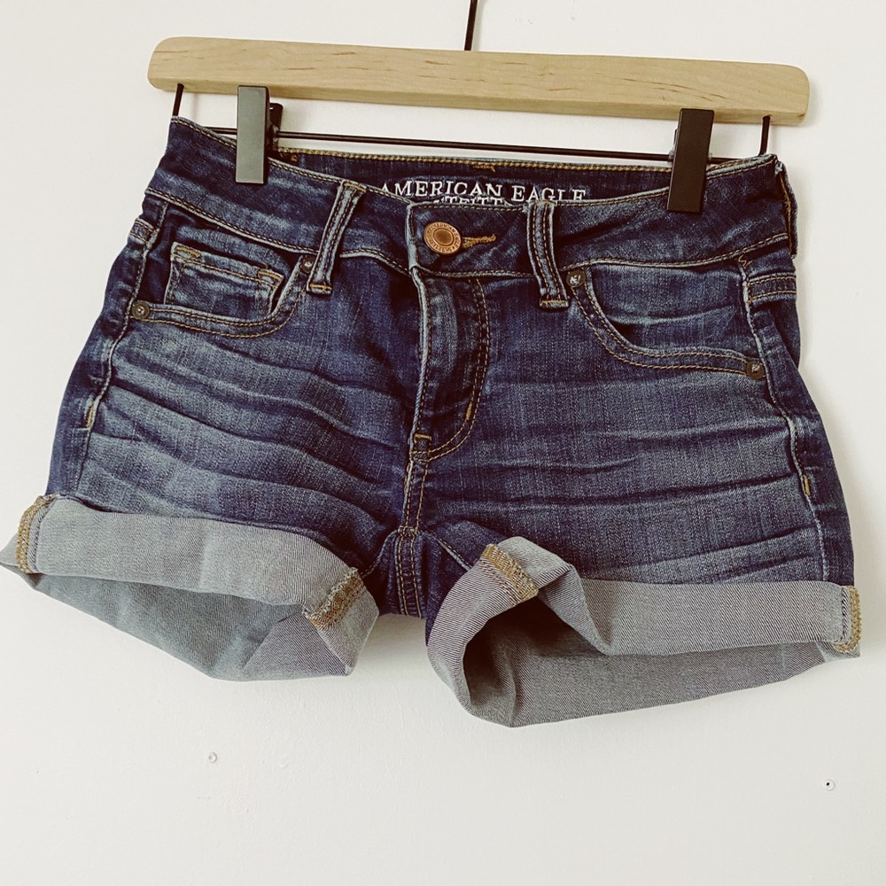 American Eagle Stretchy Jean Shorts